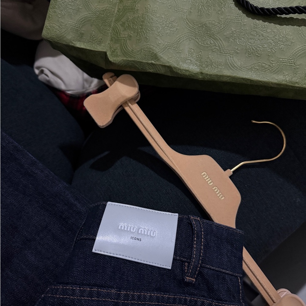 Miu Miu Blue Classic Denim Jeans